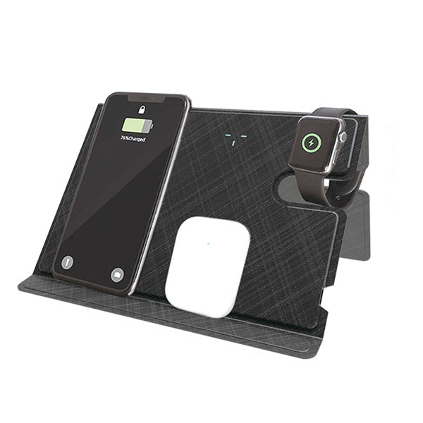 三合一折叠式无线充